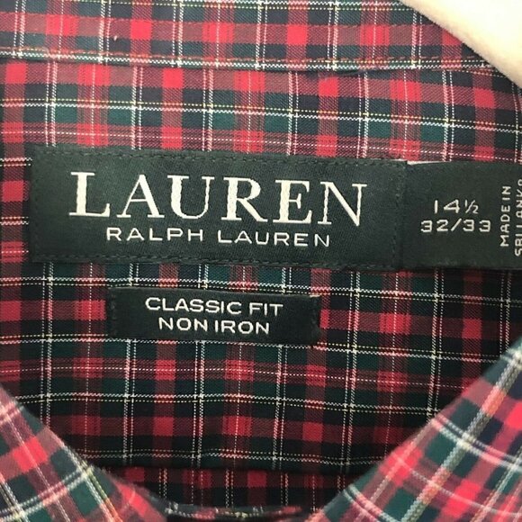 LRL Lauren Ralph Lauren Button Down Plaid Shirt - Picture 3 of 9